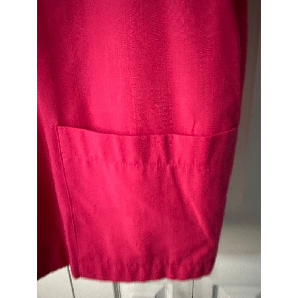 Sag Harbor Women's Size 16P Fuschia Short Sleeve Blazer - Picture 4 of 8
